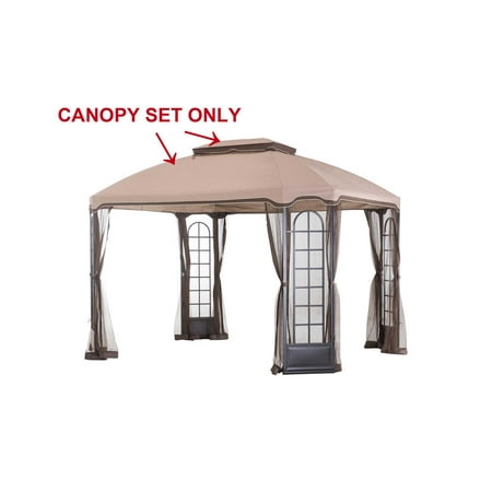 Sunjoy Replacement Canopy set for L-GZ454PST-C 10X12 Terrace Gazebo