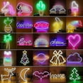 thumbnail image 1 of Led Neon Light Colorful Rainbow Neon Sign For Room Home Party Wedding Decoration Xmas Gift Neon Lamp, 1 of 1