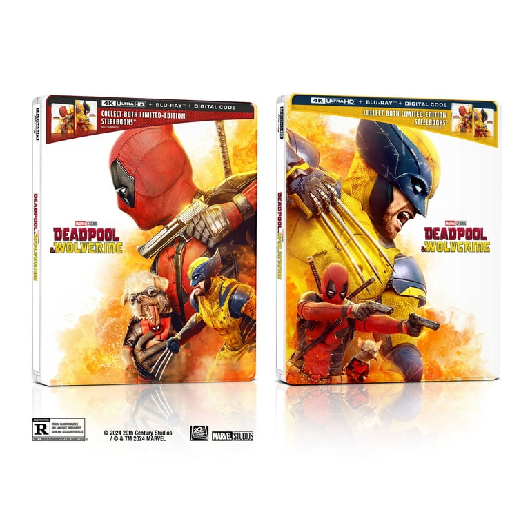 Deadpool & Wolverine - (Steelbook) (4K Ultra HD + Blu-ray +
