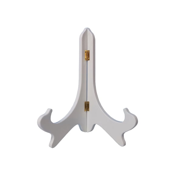 10" White Display Easels by Studio Decor – Decorative Freestanding Easel Stands for Frames - Signs & Art - Indoor Use - Mixed Sizes - MDF/Jute/Iron Construction - 12 Pack