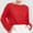 Red, variant on Spring And Summer New Female Thin Large Round Neck Trumpet Sleeve Knitted T Shirt Athletic Shirts Pack Women Spandex T Shirts for Women Long Sleeve Compression Women Womens Long Sleeve Athletic Shirt