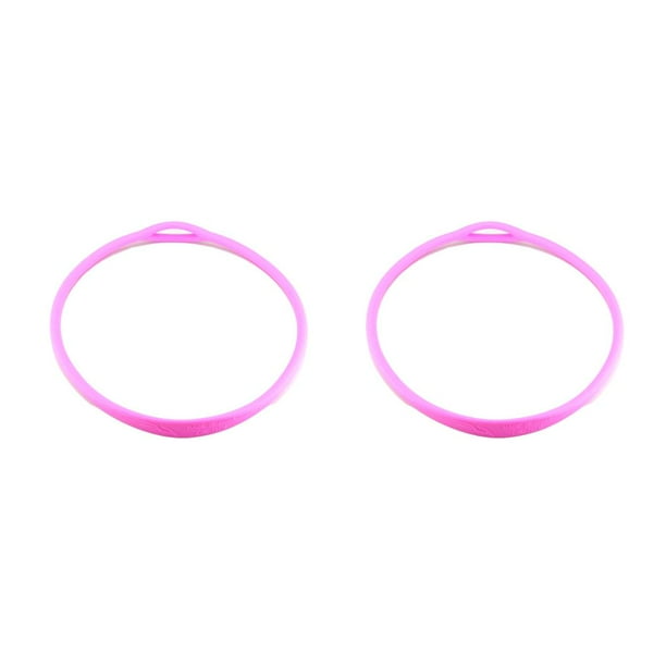 sweethay Buceo Boquilla Soporte Collar Anillo Resistente al desgaste Buena elasticidad Resistencia al desgarro Accesorio de buceo flexible Rosa Rosado 2Conjunto