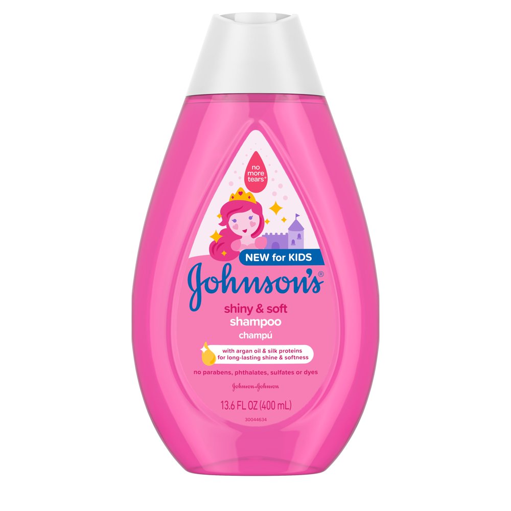 Johnson's Baby Shiny & Soft Kids' Shampoo with Softening Argan Oil, 13.