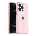 thumbnail image 2 of for iPhone 13 Pro Magnetic Case [Compatible with Magsafe], Clear Glitter Full Body Protective Cover Slim TPU Transparent Shockproof Bling Phone Case for iPhone 13 Pro 6.1",Pink, 2 of 5