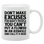 Adult humor- 11 oz. coffee mug Nasty people funny saying