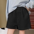 thumbnail image 2 of Edvintorg Girls Shorts Size 10-12 Loose Fit Casual Elastic Waisted Athletic Short with Pockets Teen Clothes for Girls, 2 of 8