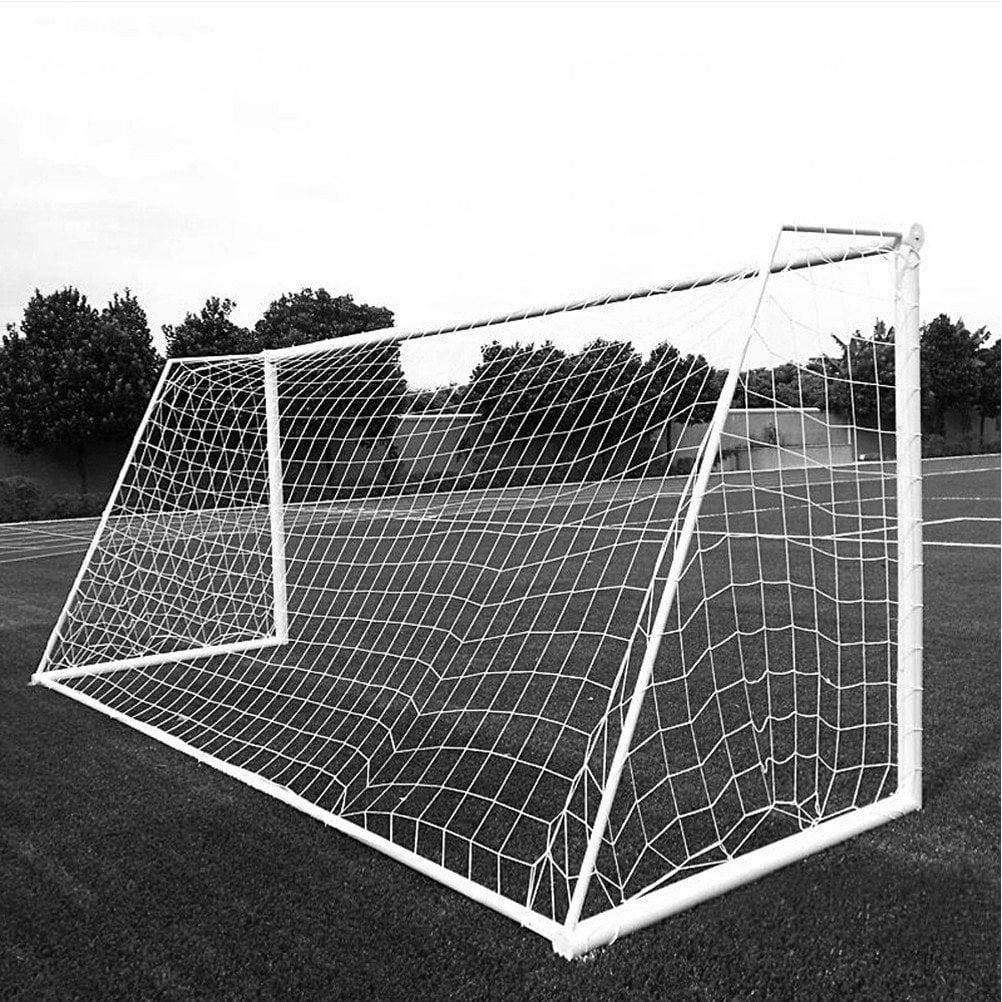 Details about   6X4/8X6/12X6/24X8FT PE Soccer Goal Post Net Sports For Outdoor Practice Training 