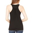 thumbnail image 2 of Enter at Your Own Risk Octopus Distress Womens Flowy Racerback Tank Top Black SM, 2 of 2