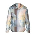 thumbnail image 3 of Kll The Cat Looks In The Mirror Print Men'S Women’s Upf 50+ Sun Protection Outdoor Hoodie Jacket Long Sleeve Fishing Hiking Performance Shirt- Small, 3 of 8