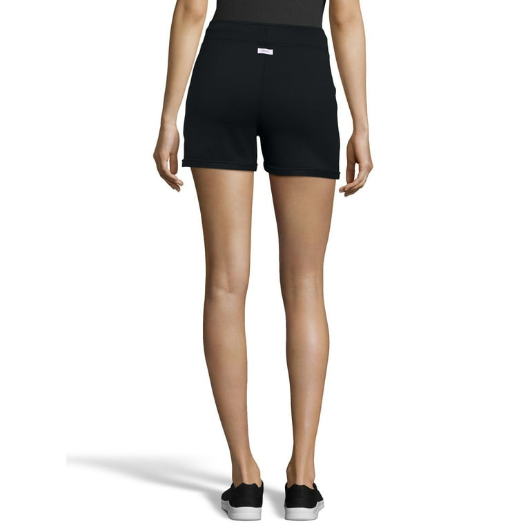 ネットオフ 送料得店  Hanes Women's Luxe Collection Lightweight Fleece Short with Clothing