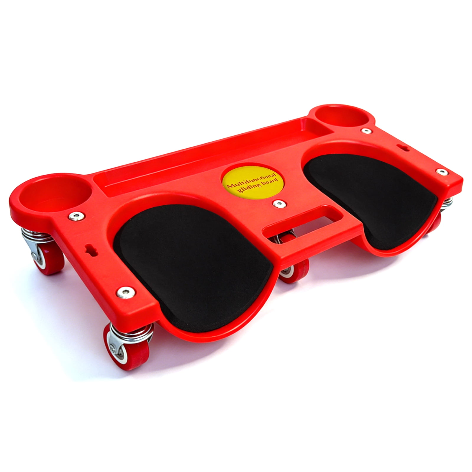 WheelX Rolling Knee Creeper Durable Knee Pads with 360° Turn Casters and Tool Tray, Garage Kneeling Pads on Swivel Castors for Home Workshop Auto Repairing Maintaining