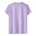 thumbnail image 3 of Pop cazadora para niña Demon Hunters Boys Girls Fashion Round-Neck Group Panels T Shirt （Purple）, 3 of 3