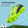 thumbnail image 3 of Tacos de Fútbol Juveniles DREAM PAIRS Verde Neón Talla 11.5, 3 of 5