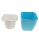 thumbnail image 3 of 6 tipos de macetas de plástico duraderas para regar plantas y flores, macetas de vivero, macetas perezosas, diseño de algodón - Blanco, Azul, Rosa, ,, L S azul, 3 of 7