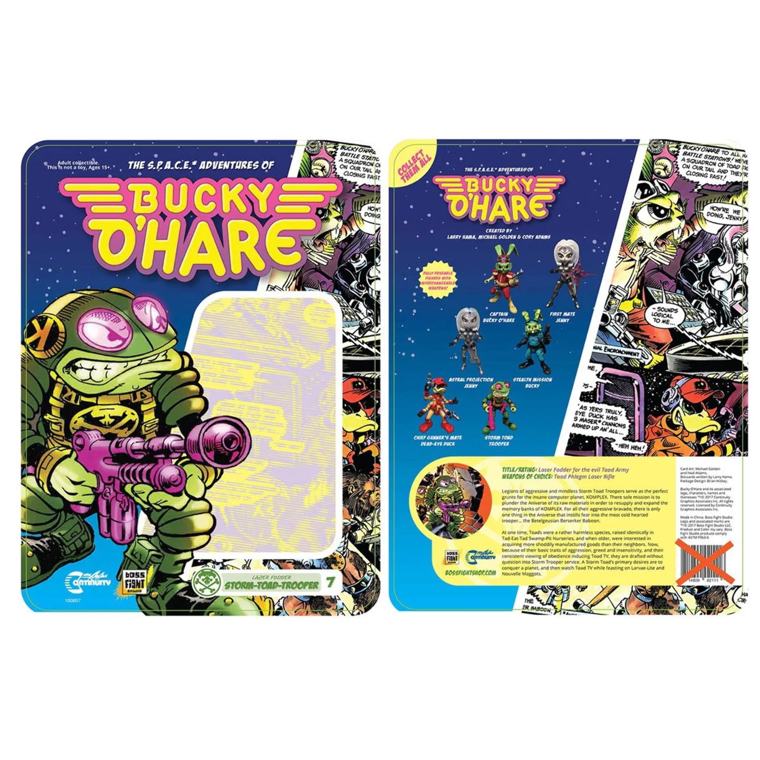 Bucky O'Hare Aniverse Storm Toad Trooper Action Figure
