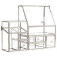 thumbnail image 3 of Organizador de maquillaje Hersoo Glass Vanity, apilable, juego de 2 cajones, 3 of 6