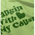 thumbnail image 5 of Hanging With Cousin Family Love Toddler Boy Girl T Shirt Infant Toddler Brisco Brands 24M, 5 of 6