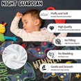 thumbnail image 3 of Gaming Throw Blanket for Men, 60 x 80 Inch Cozy Video Game Fuzzy Blanket for Boys, Soft Black Gamer Flannel Throw Blanket with Star for Adult Bedroom Birthday Gift Sofa Bed Couch Decor Camping Travel, 3 of 6