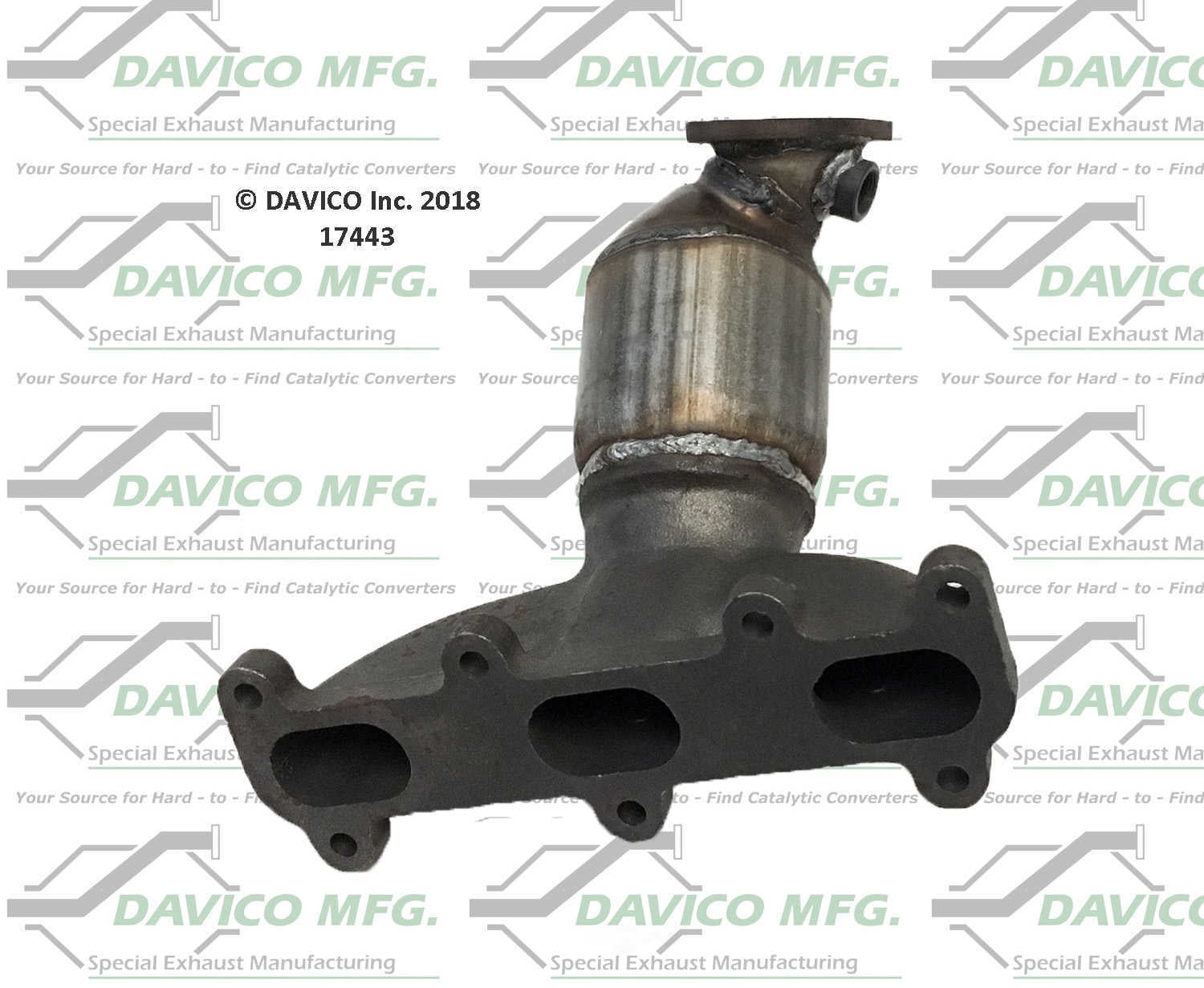 Davico Mfg 17443 Direct-Fit Catalytic Converter