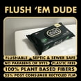 DUDE Wipes Flushable Wipes, XL Wet Wipes for at Home Use, Shea BUTTer