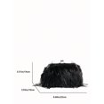 thumbnail image 6 of REMANLAND Women's Satin Evening Clutch Bag, Black, 6 of 6