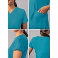 thumbnail image 4 of Adar Addition Scrubs For Women - Modern V-Neck Scrub Top, 4 of 7