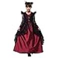 thumbnail image 3 of California Costumes, Gothic Lace Vampire, Child Large, Black/Red, 3 of 4