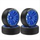 thumbnail image 1 of 4 Piezas Ruedas Rígidas de 65 mm para Derrapes de Coche RC TT01 TT02 XV01 PTG-2 (Escala 1/10), Color Azul., 1 of 5