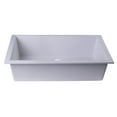 thumbnail image 7 of ALFI brand AB3020UM-W White 30" Undermount Single Bowl Granite Composite Kitchen Sink, 7 of 7