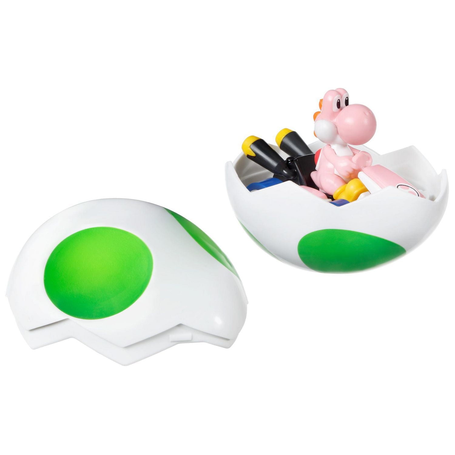 Hot Wheels Mario Kart Œuf Yoshi avec kart surprise à l’intérieur