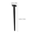 thumbnail image 2 of WHAMVOX 4pcs Universal Furniture Leg Replacement Mid-Century Style Metal Table Legs Conical Furniture Replacement Legs For Sofa Cabinet Table Chair, 2 of 8