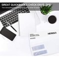 thumbnail image 4 of #9 Double Window Security Envelopes, HERKKA No.9 Double Window Business Envelopes Designed for Quickbooks Invoices and Business Statements - Number 9, 4 of 7
