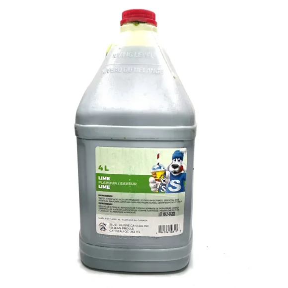 Slush Puppie Lime Slushy Syrup 5:1 Concentrate 135 oz/4L