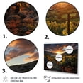 thumbnail image 3 of Designart "Impressive Vineyard Scenery" Landscapes Floater Framed Wall Decor, 3 of 7