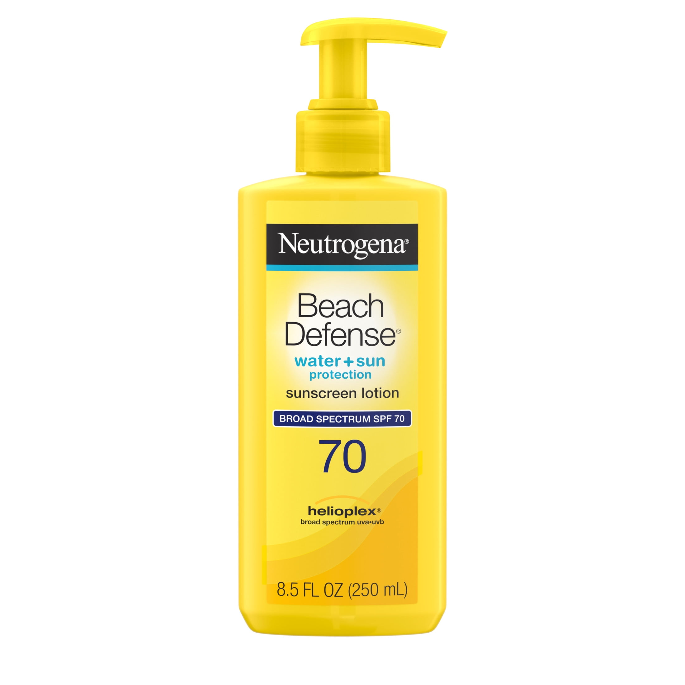 (3 pack) Neutrogena Beach Defense SPF 70 Sunscreen Lotion, 8.5 oz
