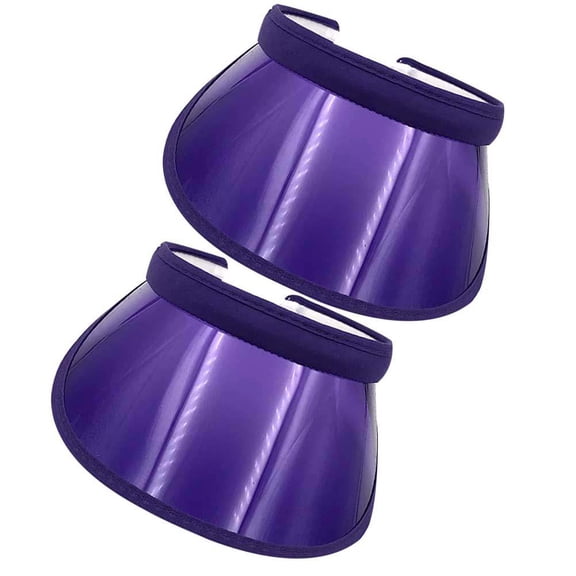 Raindrops 2 Pcs Sun Hat Sun Visor 26X22X15CM Purple