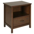 thumbnail image 1 of Dorel Living Maxton Nightstand in Mocha, 1 of 9