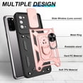 thumbnail image 3 of for Galaxy S20 Case with HD Screen Protector, Heavy Duty Shockproof Samsung S20 5G Case with 360 ° Rotation Metal Kickstand [Military Grade] Protective Case for Samsung Galaxy S20, Rose Gold, 3 of 13