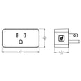 thumbnail image 2 of Dals Lighting Sm-Plug Smart Wall Plug - White, 2 of 2
