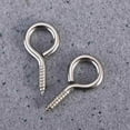 thumbnail image 4 of OATIPHO 25Pcs Screw Eye Pin Jewelry Making Findings Silver for Art Projects, 4 of 8