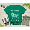 thumbnail image 5 of Just Keep Going Walking Lion Motivational Inspirational Leo T-Shirt Lion Quote Lover Gift T Shirt for Men Women Kids Boys Girls Teens Tshirt, 5 of 8