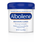 Albolene Face Moisturizer, Facial Cleanser, Makeup Remover and Cleansing Balm, All Skin Types, 12 oz