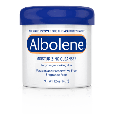Albolene Moisturizing Cleanser -Makeup Remover-Facial and Moisturizer Fragrance Free 12.0 oz