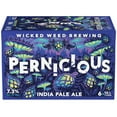 thumbnail image 4 of Wicked Weed Brewing Pernicious IPA Craft Beer, India Pale Ale, 6 Pack, 12 fl oz Aluminum Cans, 7.3% ABV, 4 of 7