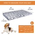 thumbnail image 2 of Dog Bed Mat Reversible(Cool & Soft) Stylish \uD Pet Bed Mattress for Dog Crate Water Proof Linings Removable Machine Washable Cover Pet Bed for Small Dog & Cats up to l, 2 of 9