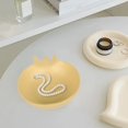 thumbnail image 6 of YHAICO Tray Table Tray for Coffee Table Vegetable Tray Pomegranate Ceramic Jewelry Tray Display Tray Entrance Key Storage Tray Dressing Table Decoration Ornament, 6 of 6