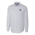 thumbnail image 2 of Men's Cutter & Buck Light Blue Penn State Nittany Lions Vault Stretch Oxford Stripe Long Sleeve Button-Down Shirt, 2 of 3