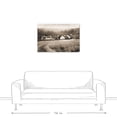 thumbnail image 3 of Creative Products Sepia Town And Field 36 x 24 Canvas Wall Art, 3 of 5