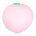 thumbnail image 2 of Pelota elástica para apretar de melocotón, juguete antiestrés de fruta para mujeres, hombres y niños, color rosa, 2 of 14