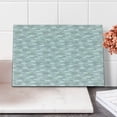 thumbnail image 2 of Grey and Yellow Cutting Board, Sad Crying Clouds Stormy Weather Sky with Arrows, Decorative Tempered Glass Cutting and Serving Board, Small Size, Pale Yellow Pale Grey, by Ambesonne, 2 of 5